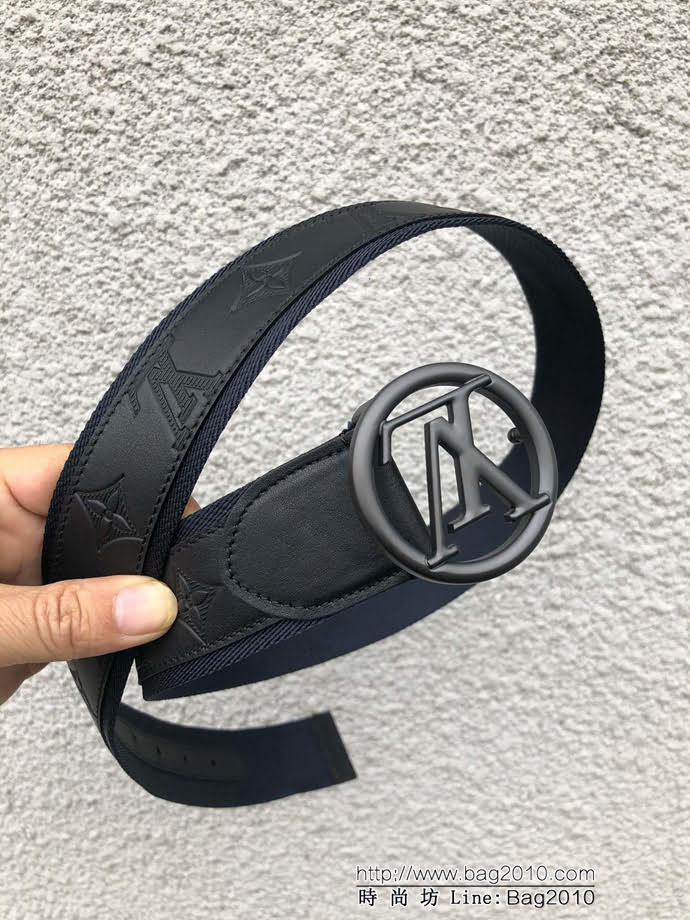 路易威登LV M0114T 本季新品 LV Circle腰帶 休閒時尚 男士皮帶  xfp1359